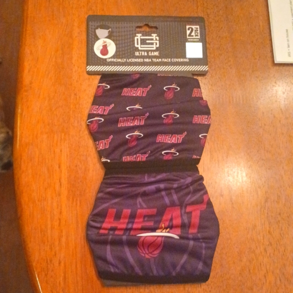 Miami Heat Face Masks - 2 Pack